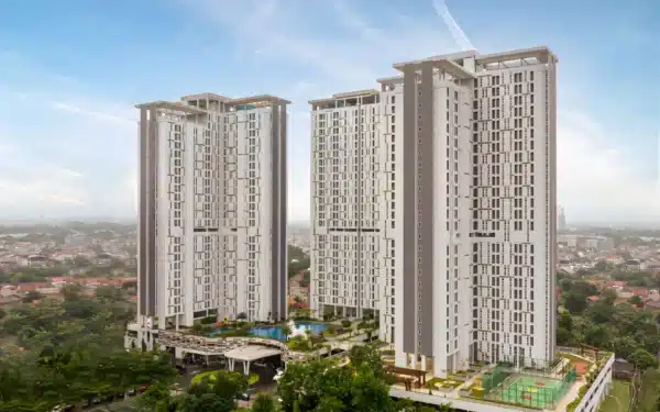 Proyek konstruksi Apartemen Akasa Pure Living yang menggunakan suplai material baja atau jasa dari PT Star Jaya Lestari.
