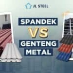 Perbandingan atap spandek dan genteng metal untuk rumah dan bangunan