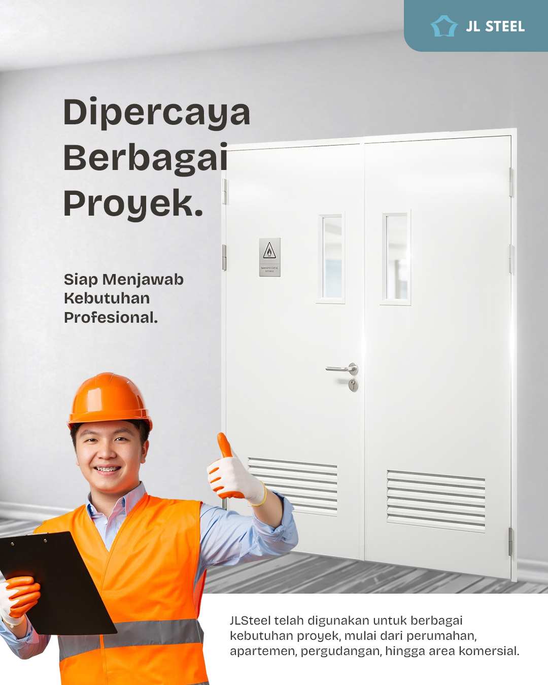 Fire Rated Steel Door STAR JAYA LESTARI