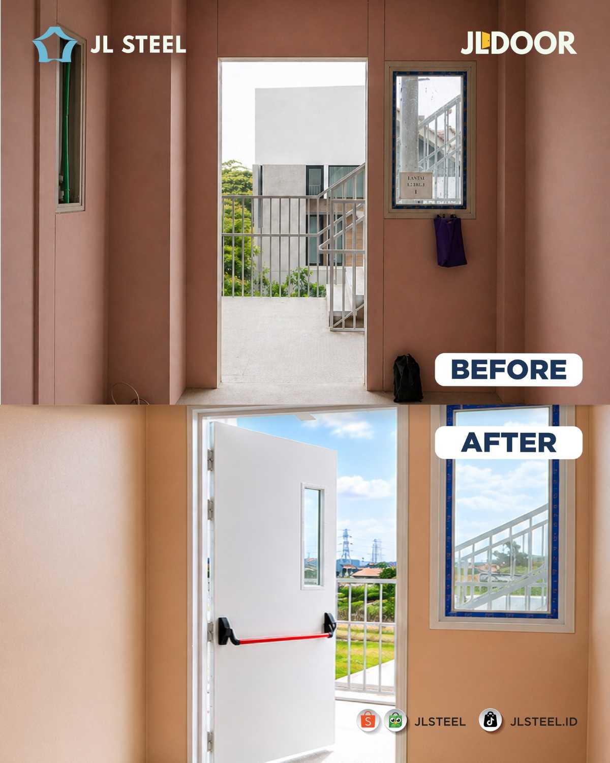 Pintu Emergency Fire Rated Star Jaya Lestari 1